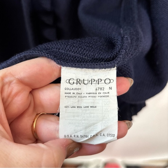 Valentino Miss V Wool Cardigan Vintage 1960’s size 10 - Picture 9 of 10